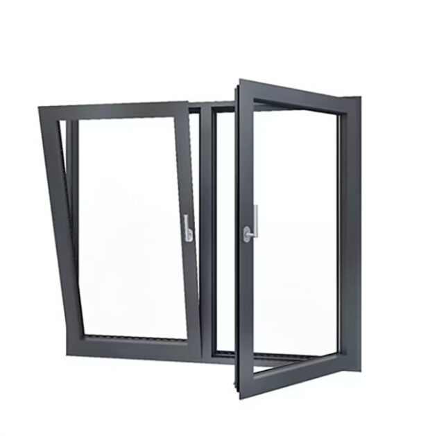 Ventana abatible con puerta integrada - Imagen 3