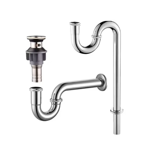 Desagüe para lavabo de acero inoxidable
